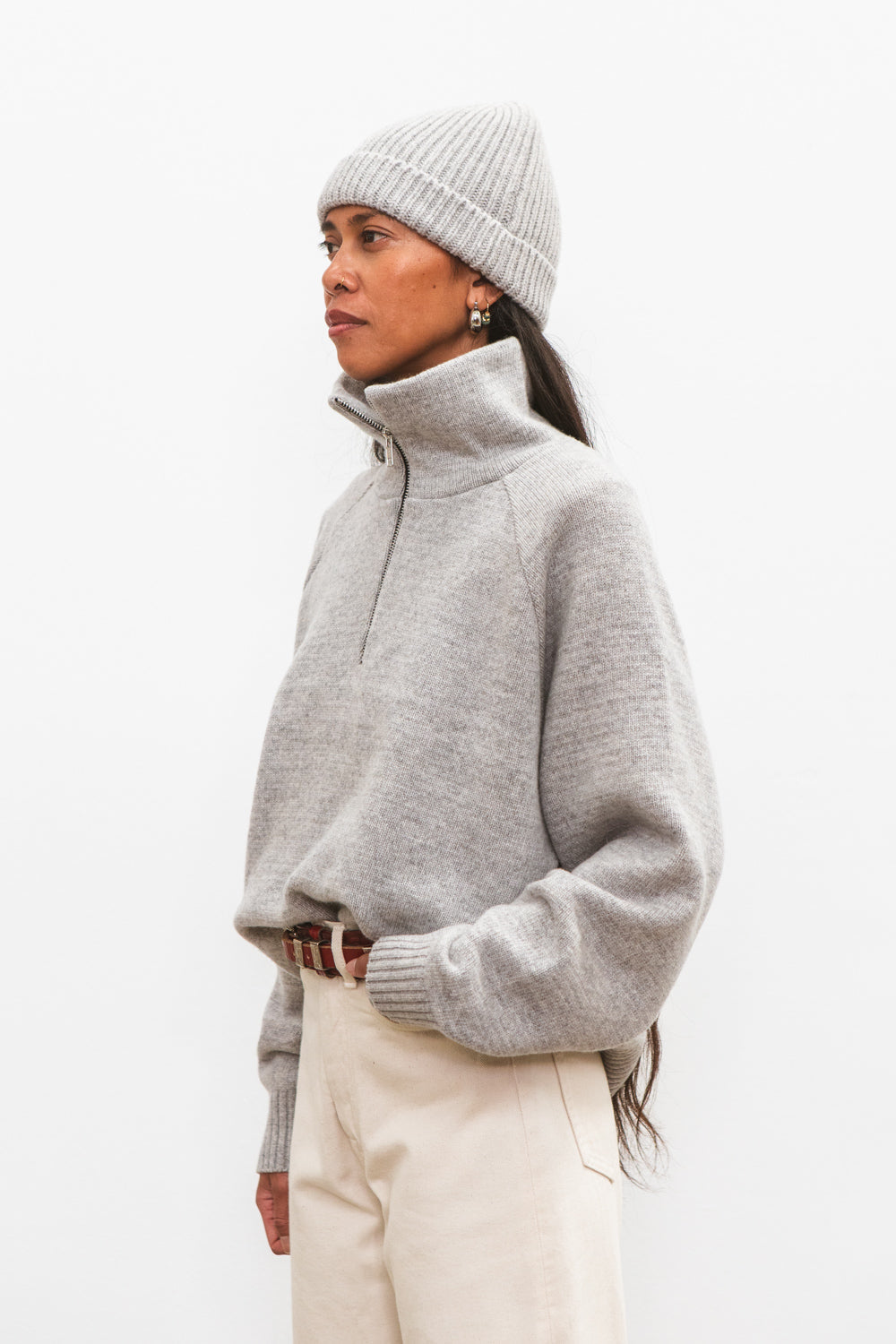Précommande - Pull Camionneur JAVO Light Grey - 2