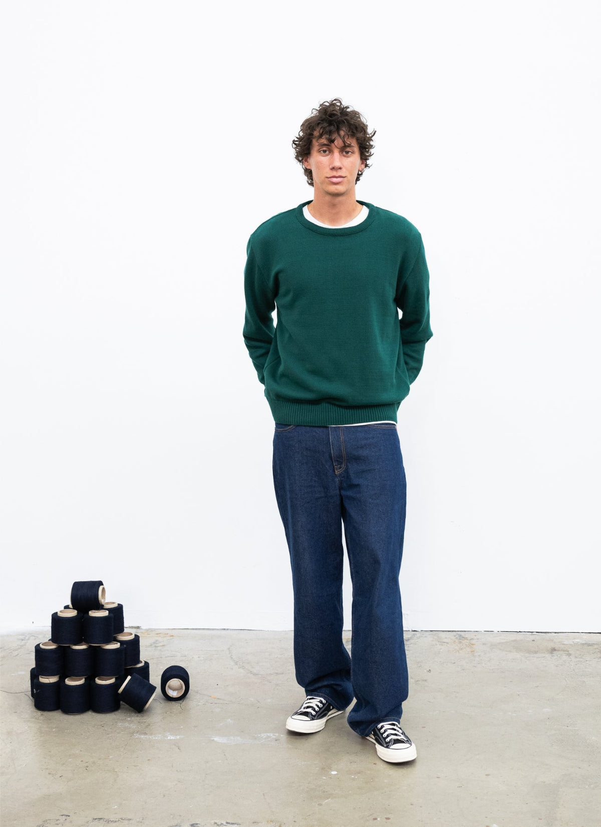 Col Rond BISCO Navy&Yellow Stripes - 3