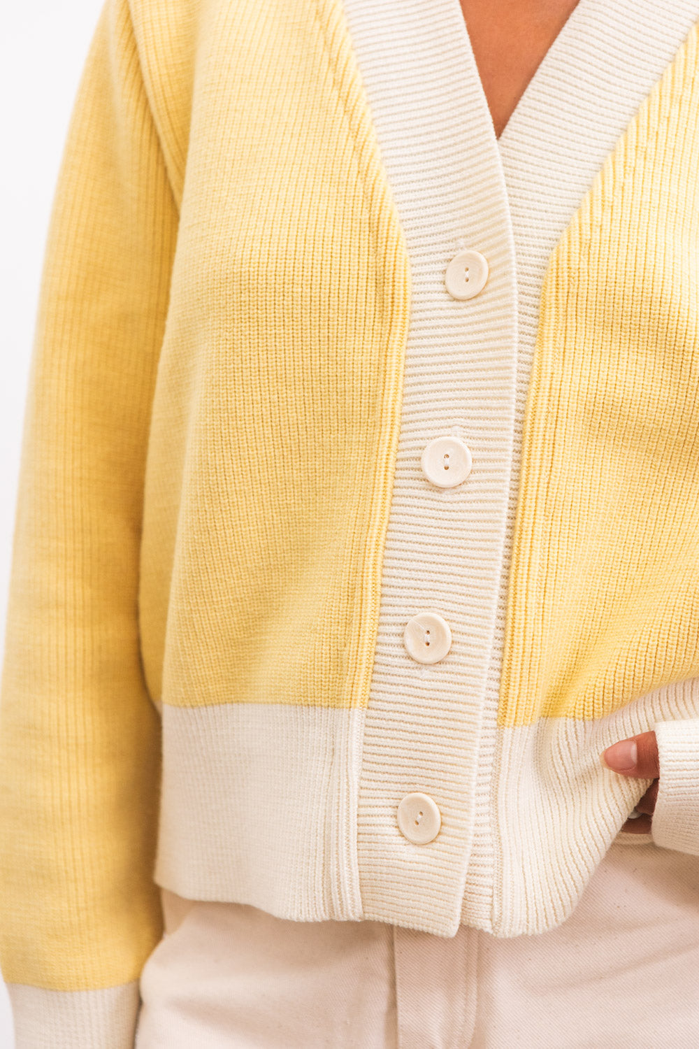 Précommande - Gilet BARA Yellow & Cream - 2