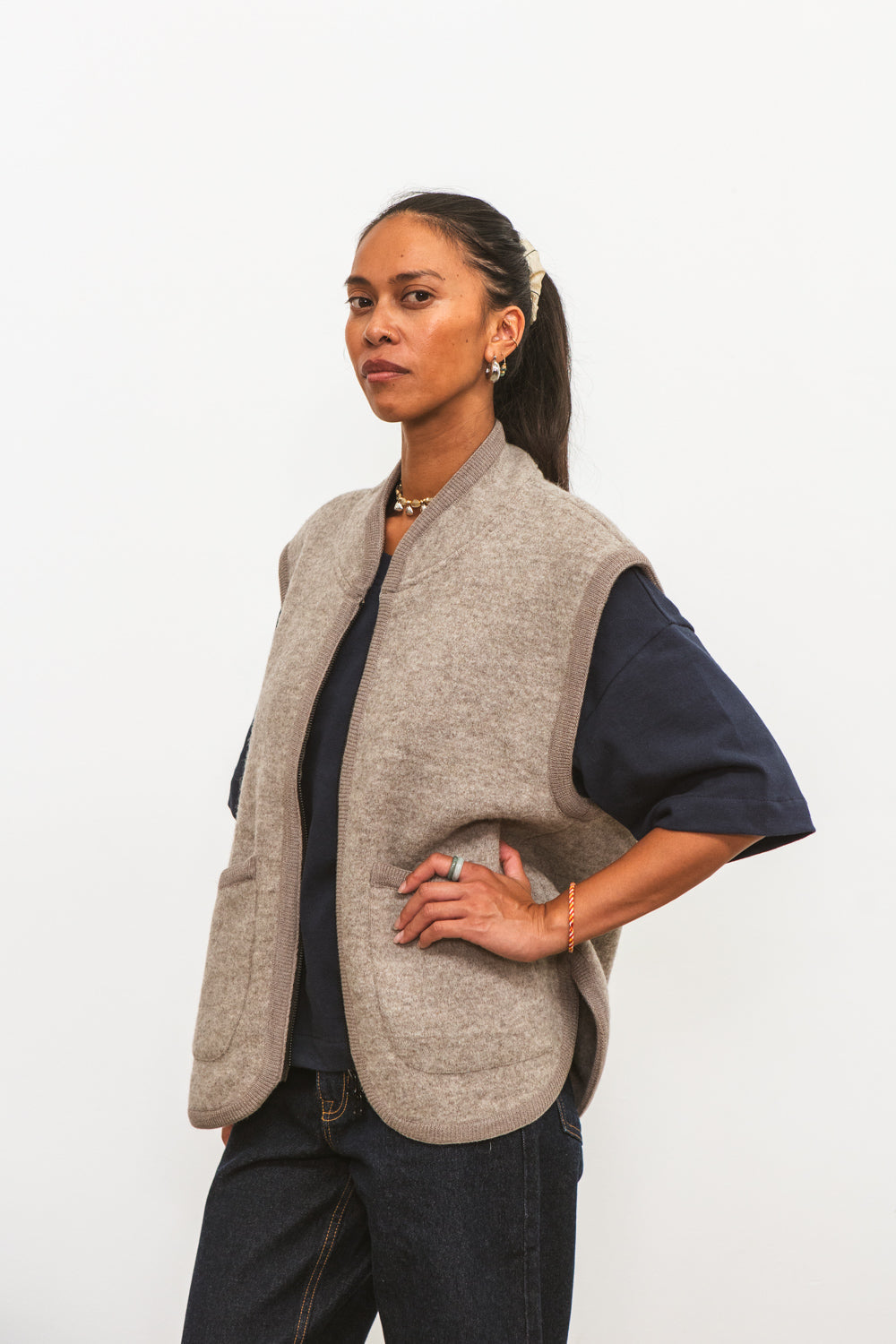 Précommande - Veste RIVO sans manche Kaki - 6