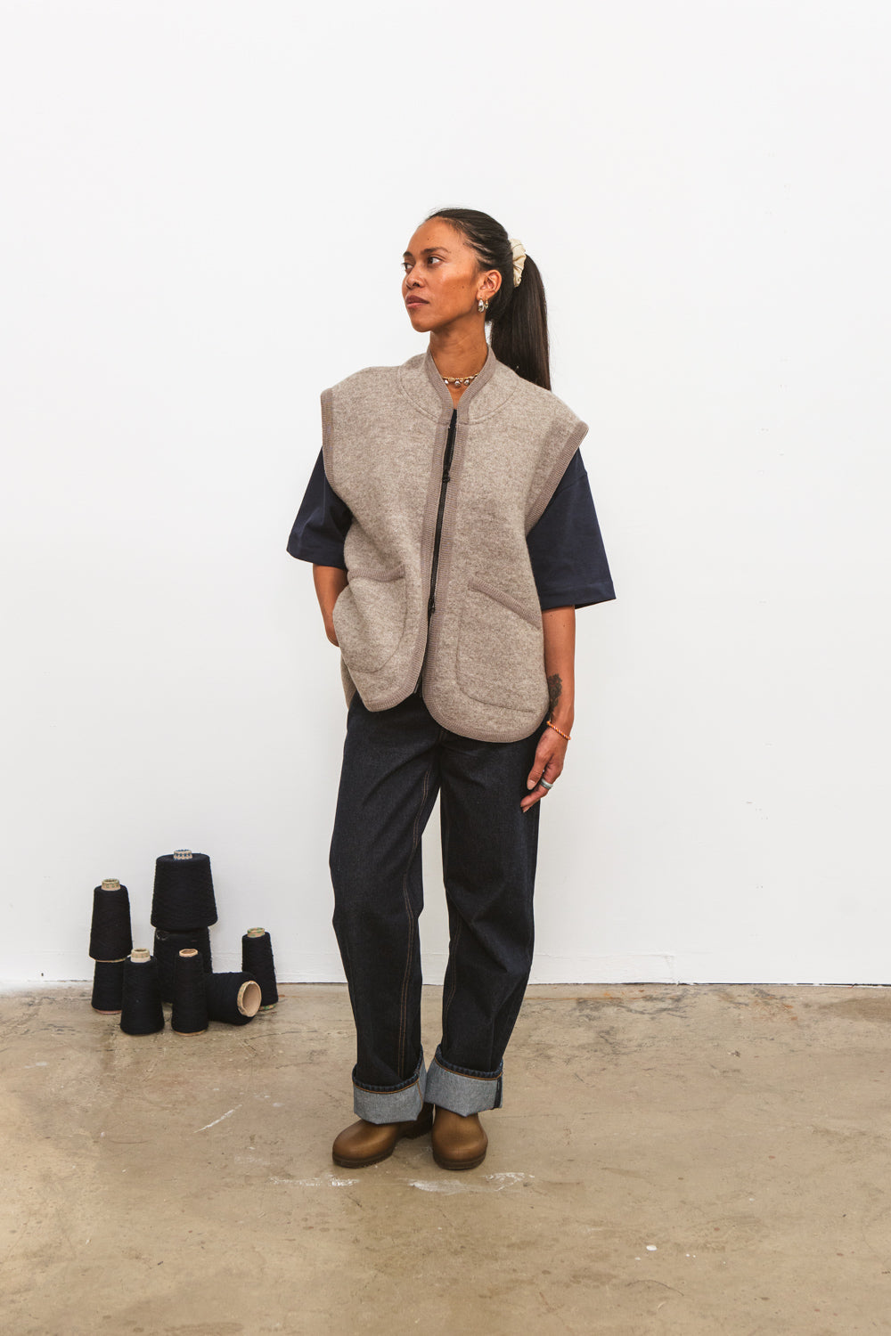 Précommande - Veste RIVO sans manche Kaki - 5